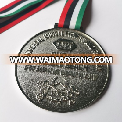 custom metal bodybuilding medal