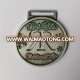 Custom Nickel coated Medals for Christmas 5K Run event