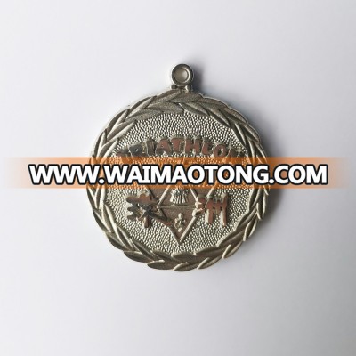 Custom Silver Medals for Triathlon Sports event