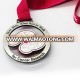 Custom 2D shoe zinc alloy ribbon running or walking sports medal